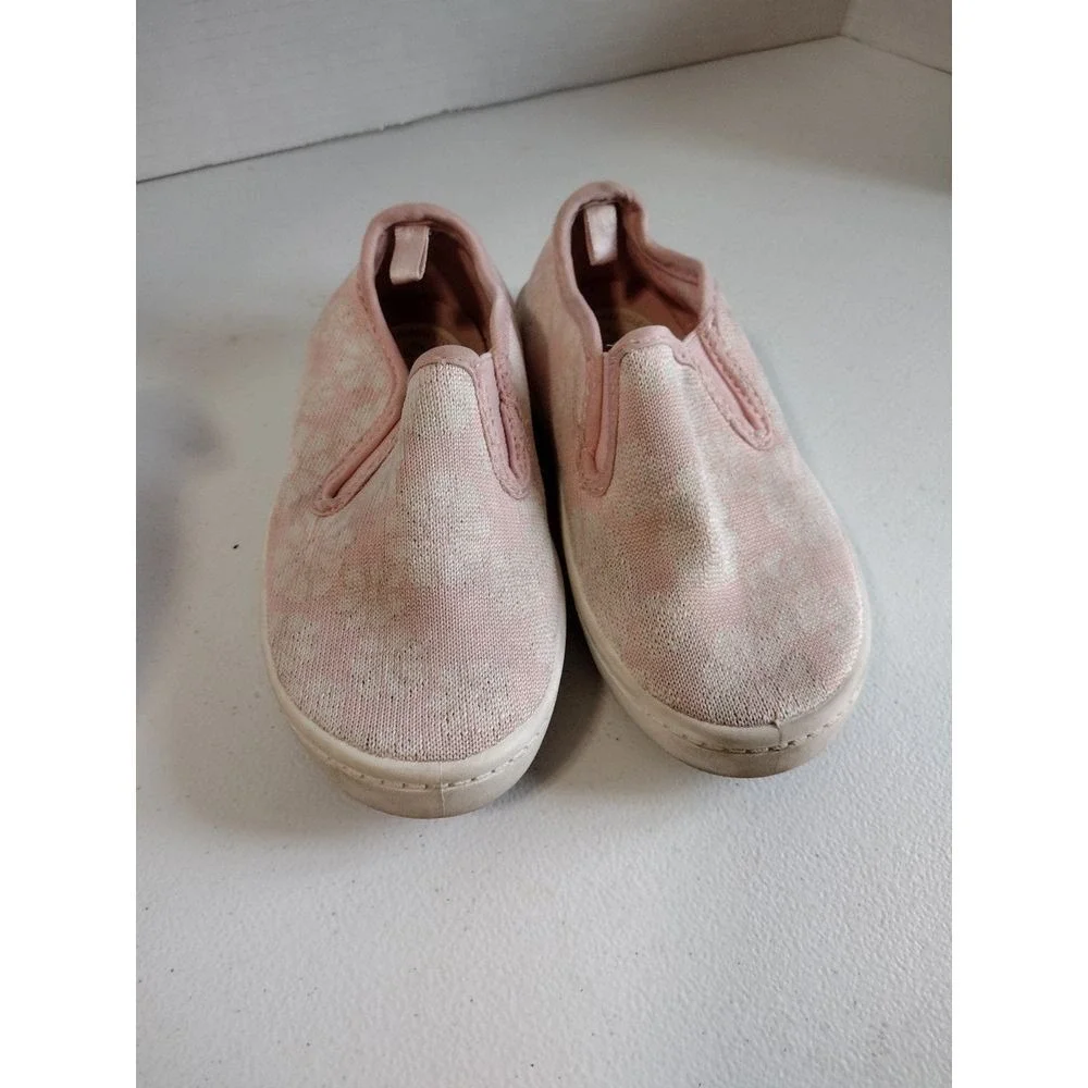 Carters Nettie Toddler Girls Pink Floral Slip On Sneakers Size‎ 10M